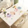Envío Gratis en Puntos Mantel Impermeable a Prueba de Aceite Sin Lavado Anti-quemaduras Vidrio Suave Mantel para Mesa de Comedor Sentido de Lujo Ligero Mantel para Mesa de Café
