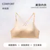 Sutiã sem bojo, sem aro, sem fecho magnético para mulheres, com alças finas cruzadas nas costas, decote profundo nas costas, com bojo de gel para sustentação e elevação, não marca na roupa, sutiã sem costura.