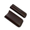 Estuche de Cuero para Cigarros con Navaja, Set de Caja de 2 Estuches Grandes de Cuero para Cigarrillos de 2.4, Almacenamiento Sellado para Viaje, Portátil para Equipaje de Mano