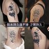 Adesivo de tatuagem de ervas à prova d'água para homens e mulheres, padrão duradouro, sexy, tatuagem de alta qualidade, gueixa, flor, braço, simulação, semipermanente