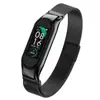 Adecuado para Xiaomi Mi Band 5 6 Correa de Reloj Moda Milanese Bucle Magnético Pulsera Xiaomi 3 4 Pulsera Correa de Reloj