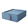 Caixa de armazenamento de mesa com cores contrastantes, estilo gaveta, prateleira de armazenamento para escritório, casa, organização de material escolar, caixa de armazenamento de cosméticos