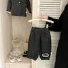 Pantalones para Bebé Niña Otoño Nuevo Estilo Coreano Estilo Infantil Jeans de Lunares Moda para Bebés Pantalones Rectos Holgados