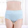 Ropa interior de algodón de cintura alta para mujer Posparto Cintura alta Abdominal Talla grande Ropa interior Algodón Cintura alta Ropa interior en relieve 639