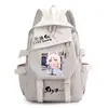 Mochila de anime Sky Light Year, adecuada para estudiantes de primaria y secundaria de 3º a 6º grado, con diseño de pájaro blanco, gran capacidad y estilo ligero y unisex