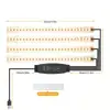 Luz LED para Crecimiento de Plantas, Luz Suplementaria, Temporizador USB, Atenuación Inteligente, Lámpara de Luz Solar, Luz de Planta de Espectro Completo, Fábrica