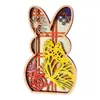 Nuevos Adornos de Madera para Pascua en Casa Manualidades de Madera DIY Decoraciones de Pintura para Niños Conejo Nórdico