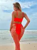 Lencería Sexy Europea y Americana, Tentación Sexy, Cuello Halter, Entrepierna Abierta, Body de Malla Transparente, Medias Bodys de Malla W680