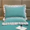 Fronha de Veludo Leite Espessada Fronha com Renda Fronha Quente de Outono e Inverno Fronha Individual Par Duplo 2