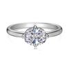 Nuevo Anillo Apilable en Forma de V de Plata de Ley 925 Vineyen 2024 para Mujer con Circonita Oval Incrustada Moda Europea y Americana Diseño Nicho