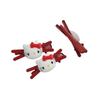 Horquilla para el cabello de gato KT de la Cruz Roja, dulce, linda, gatito, horquilla lateral para cabello partido, dibujos animados para niños, versátil, pequeña, fresca