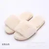 Zapatillas de Felpa para Padres e Hijos de Otoño e Invierno, Calientes Antideslizantes para Niños, Zapatillas de Piel de Conejo, Zapatillas de Felpa de Suela Gruesa de Moda, Verano