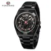 2023 Nuevo Forsining Moda Casual Europea y Americana para Hombre Corte en L Reloj Mecánico Automático Venta al por Mayor