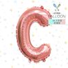 Globos de Papel de Aluminio Delgados con Letras del Alfabeto Inglés A-Z Versión Americana de 16 Pulgadas (40 cm) Decoración para Fiesta de Cumpleaños