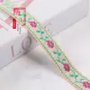 Accesorios de Cinta Jacquard Floral de Vid de 2.5 cm para Ropa, Hogar, Cortinas, Varias Decoraciones DIY G3645