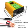 Inversor de conversão automotiva 12V para 220V/110V 500W com Display Inteligente, USB Duplo, para Amazon eBay Transfronteiriço