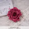 Cabeça de Flor Rosa Mocha Flor de Rosa de Canto Simulação Parede de Flores de Rosa Flor de Seda Casamento DIY Guirlanda Feita à Mão Decoração de Flor Falsa Flor Artificial