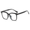 Nuevas gafas TR90 anti-luz azul al por mayor, monturas grandes de moda, monturas de gafas lisas para mujer, se pueden equipar con monturas de gafas para miopía para hombres.