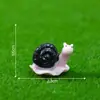 Micro paisagem de musgo criativa fofa simulação de caracol Paisagismo DIY decoração decoração acessórios miniatura