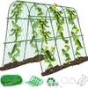 Treliça de Pepino Estilo Pastoral, Treliça de Feijão, Treliça de Uva, Treliça de Tomate, Estrutura de Suporte para Plantas Trepadeiras de Melão