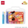 Deli Nz928-12 Serie Nezha Barra Redonda Color Giratorio Soluble en Agua (12 colores/caja)