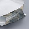 Bolsa de embalaje para granos de café con sellado de ocho lados chapada en aluminio, bolsa de embalaje de café de papel de aluminio, válvula de escape unidireccional, apertura rasgable, bolsa de café