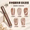 Ímã Forte Três em Um em Formato de Charuto, Ímã Espessado e Ampliado Forte Olho de Gato, Ferramenta Multifuncional Grande Cilíndrica para Nail Art
