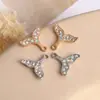 Moda europeia e americana transfronteiriça pingente de joia de diamante cauda de peixe diy pingente de colar pulseira acessórios de bolsa material atacado