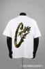 Camiseta Unisex CORT Serie Alcatraz Estampado de Bomba Manga Corta Streetwear High Street Estilo Europeo y Americano Casual Hip Hop