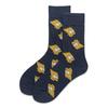 Marca Coreana de Moda Co-Branded Estilo Harajuku Ulzzang Hong Kong Japonés Ins Calcetines de Media Pantorrilla para Hombres y Mujeres Dibujos Animados Algodón Puro Calcetines de Moda