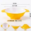 Tazón especial para hot pot picante, tazón grande con dos asas, tazón para fideos de arroz y fideos de caracol, tazón comercial para hot pot picante, vajilla de melamina, tazón para tienda de fideos