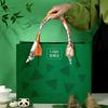 Festival do Barco-Dragão 2024 Zongzi Bolsa de Feltro Casual Simples Versátil Bolsa Tote Bolsa de Mão de Feltro Estampada