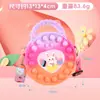 Venda Direta de Fábrica Porta-Moedas de Silicone Personalizado para Crianças com Zíper Portátil Porta-Moedas Fofo Bolsa Pequena Atacado