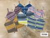 Camisole de malha listrada arco-íris doce suave feminina de verão para garotas quentes, top interno de cor contrastante, para usar por cima