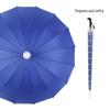 Novo caso impermeável arco-íris guarda-chuva homens e mulheres grande 16-osso resistente ao vento longo punho guarda-chuva alça reta negócio presente guarda-chuva logotipo impressão