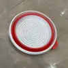 Cesta escurridora telescópica plegable, lavabo para lavar verduras, cesta para lavar verduras, bandeja redonda para frutas de sala de estar, bandeja para lavar frutas, cesta de frutas plegable de cocina