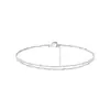 Cadena de Tobillo Versátil Delgada de Doble Capa Simple Más Vendida Transfronteriza, Tobillera de Moda Personalizada para Vacaciones en la Playa, Joyería para el Pie