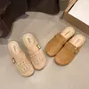Sandalias Versátiles Sencillas para el Día a Día 2026 Verano Nuevas Suela Gruesa Antideslizantes Para Exteriores Color Sólido Chanclas Casuales Venta al por Mayor