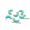 Pingente Colorido de Aço Inoxidável 18K Lua Estrela Cruz para DIY Colar Pulseira Acessórios de Pingente Joias