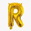Globo de aluminio de cuerpo delgado de 16 pulgadas, letras pequeñas en inglés A-Z, para venta al por mayor transfronteriza, decoración de cumpleaños, boda, sala de bodas
