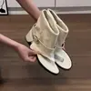 Chinelos plataforma com sola grossa, que aumentam a altura, sandálias romanas, botas curtas para mulheres, novas sandálias pant boot de verão 2026