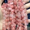10*12mm ágata cristal agujero horizontal gotas de agua cuentas sueltas diy accesorios para pulsera collar gotas de agua planas semiacabadas