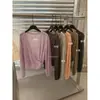 Cardigan Tejido de Cuello en V Cruzado para Mujer, Estilo de Moda Suave con Sensación Brumosa, Diseño Versátil Adelgazante, Té Verde con Limón 2026