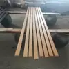 Biombo de Ratán, Columna de Entrada de Madera Maciza de Haya, Reja Cuadrada de Listones de Madera, Puertas y Ventanas de Troncos de Madera Clara