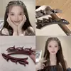Pinza para el Cabello Trenzada de Color Sólido para Mujer, Flequillo Lateral, Fijador de Cabello Suelto en la Frente, Pasador, Nuevo Estilo 2024 Celebridad de Internet Accesorio para el Cabello