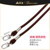 Cordón de Cuero para Teléfono Móvil, Bolso Bandolera con Clip Trasero, Banda para la Muñeca, Cuerda Redonda de Cuero de Color con Hebilla de Repuesto, Cordón para Teléfono Móvil, Individual, Inclinado