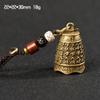 Llavero de calabaza de latón, colgante de llave Bagua de cobre, cadena de metal para coche, recuerdo escénico, explosión al por mayor