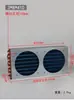 Radiador Condensador Pequeño de Carcasa y Tubos Refrigerador Congelador Enfriado por Aire Enfriado por Agua con Ventilador Aletas de Aluminio más Tubo de Cobre Intercambiador de Calor