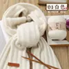 Bufanda Lana Hecha a Mano DIY Cachemir Grosor Medio Bola de Lana Bufanda Tejida por Uno Mismo para Novio Paquete de Materiales para Tejer