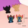 Bebé estrella stillson accesorios DIY animación de dibujos animados aleación gota de aceite llavero colgante colgante hecho a mano